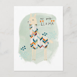 Llama Squad - Geen prob-lama Briefkaart