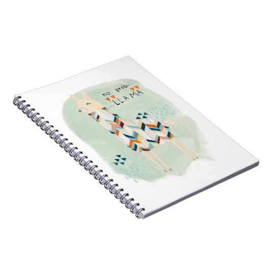 Llama Squad - Geen prob-lama Notitieboek (Rechterzijde)