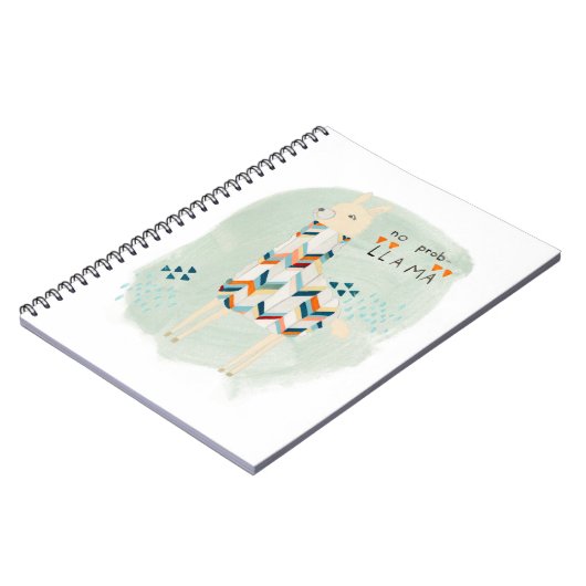 Llama Squad - Geen prob-lama Notitieboek (Linkerzijde)