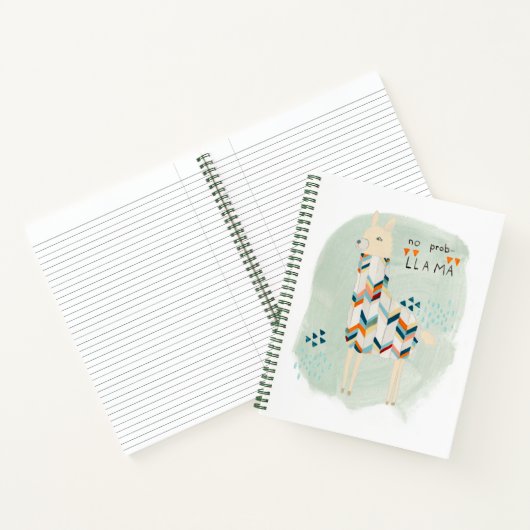 Llama Squad - Geen prob-lama Notitieboek (Binnen)