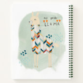 Llama Squad - Geen prob-lama Notitieboek (Achterkant)
