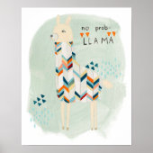 Llama Squad - Geen prob-lama Poster (Voorkant)