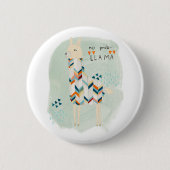 Llama Squad - Geen prob-lama Ronde Button 5,7 Cm (Voorkant)