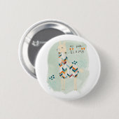 Llama Squad - Geen prob-lama Ronde Button 5,7 Cm (Voorkant /achterkant)