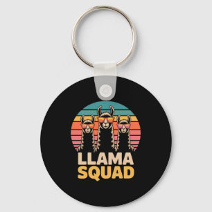 Llama Squad Sungles Cool Llama's Cadeau Sleutelhanger