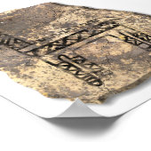 Llama-steen Poster (Hoek)