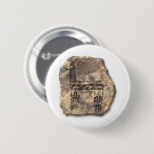 Llama-steen Ronde Button 5,7 Cm (Voorkant /achterkant)