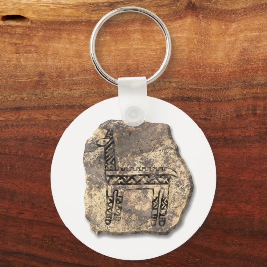 Llama-steen Sleutelhanger (Voorkant)