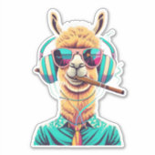 Llama Sticker, mooie Classic Stickers (Voorkant)