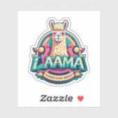 Llama Stickers Een vleugje Whimsy Your Life toevoe (Vel)