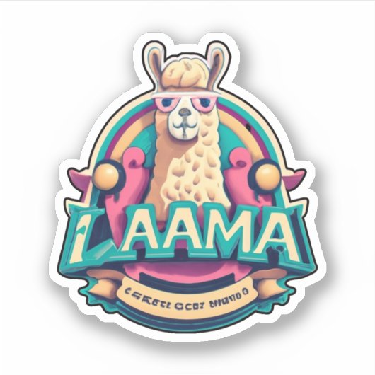 Llama Stickers Een vleugje Whimsy Your Life toevoe (Voorkant)