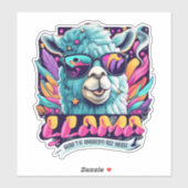 Llama Stickers Een vleugje Whimsy Your Life toevoe (Vel)