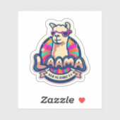 Llama Stickers Het perfecte cadeau voor Dierenvrie (Vel)