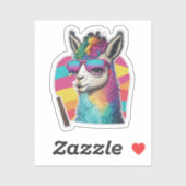 Llama Stickers Uw dagelijkse dosis van schattighei (Vel)