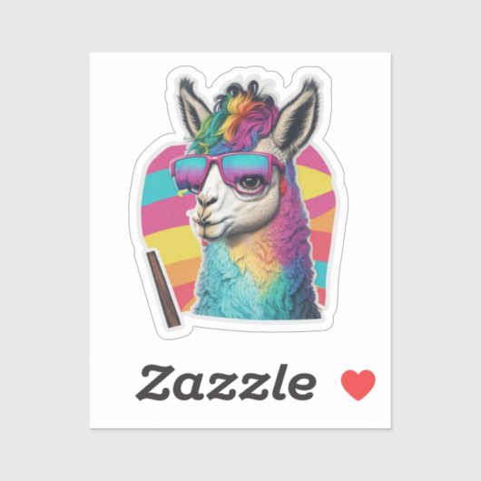 Llama Stickers Uw dagelijkse dosis van schattighei (Vel)