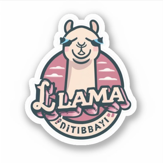 Llama Stickers waar plezier ontmoet Mode (Voorkant)