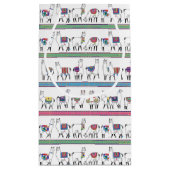 Llama Stripe Pattern Klein Cadeauzakje (Achterkant)