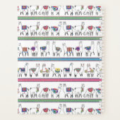 Llama Stripe Pattern Planner (Achterkant)
