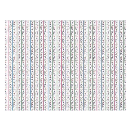 Llama Stripe Pattern Tafelkleed (Voorkant (Horizontaal))