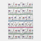 Llama Stripe Pattern Theedoek (Verticaal)