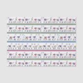 Llama Stripe Pattern Tissuepapier (Voorkant)
