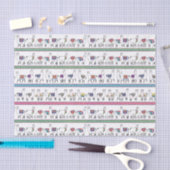 Llama Stripe Pattern Tissuepapier (Craft)
