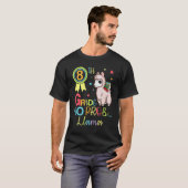 Llama Student Terug naar School 8e Klas Geen Probl T-shirt (Voorkant volledig)