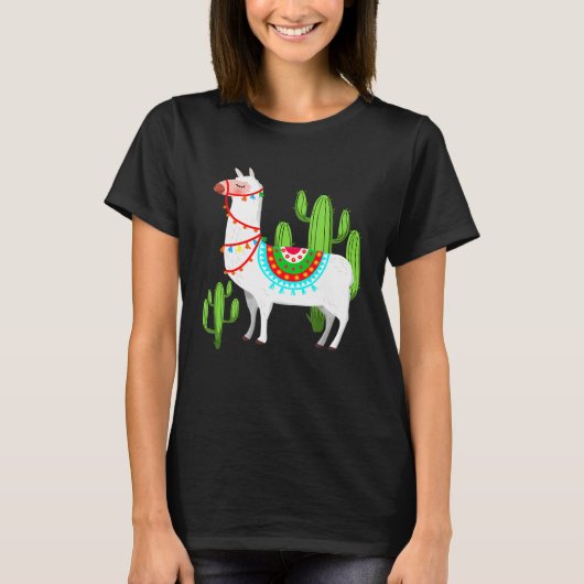 Llama Stuff Alpaca Peru Dierendrama T-shirt (Voorkant)