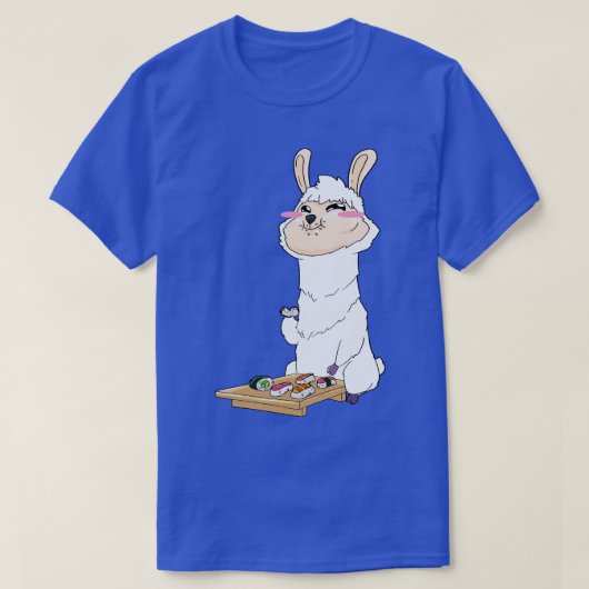 Llama Sushi Kawaii T-shirt (Design voorkant)