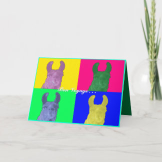 Llama Sweet Pea: De Wijze Matriarch Llama Kaart