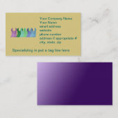 Llama Sweet Pea: De Wise Matriarch Llama Visitekaartje (Voorkant / Achterkant)