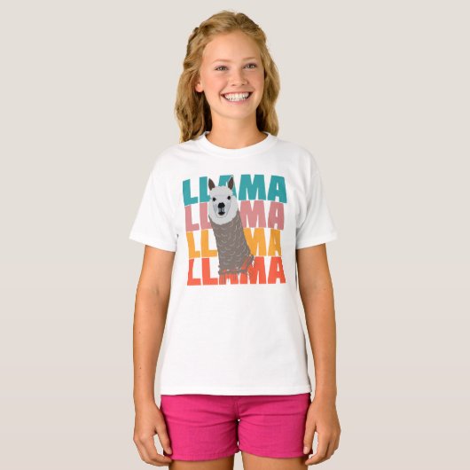 LLAMA. T-SHIRT (Voorkant volledig)