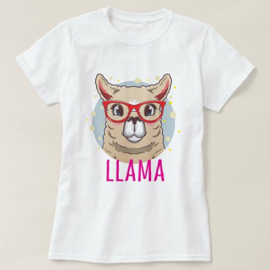 Llama T-shirt (Design voorkant)