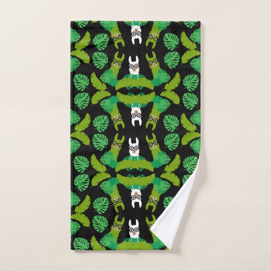 Llama thema afdrukken bad handdoek (Handdoek)