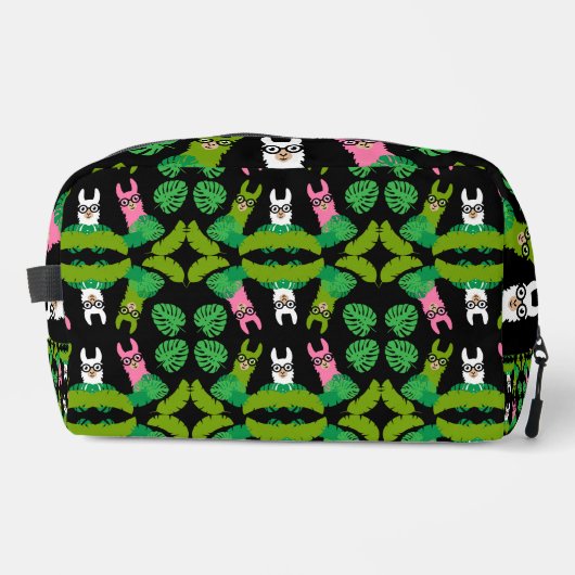 Llama thema afdrukken toilettasje (Voorkant)