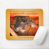 Llama too Cute Funny Animal Muismat (Met muis)