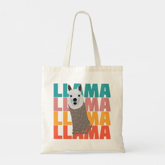 LLAMA. TOTE BAG (Achterkant)