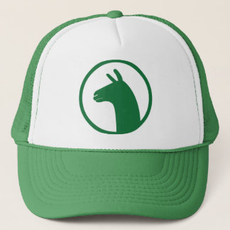 LLAMA Trucker Hat - Groen Trucker Pet