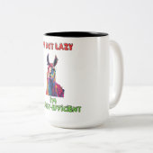 Llama Tweekleurige Koffiemok (Voorkant rechts)