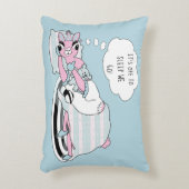 Llama uit de pyjama-partij accent kussen (Voorkant(Verticaal))