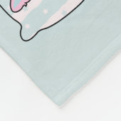 Llama uit de pyjama-partij fleece deken (Hoek)