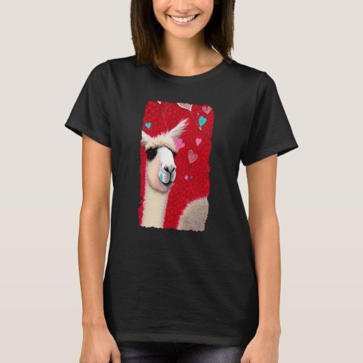 Llama van de liefde 02 t-shirt (Voorkant)
