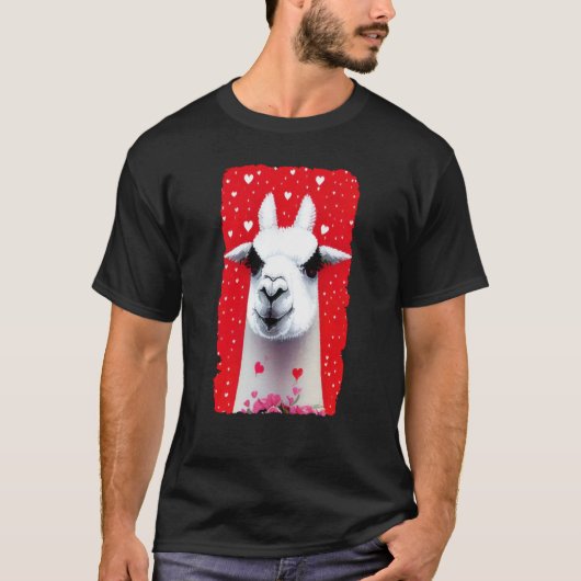 Llama van liefde 01 t-shirt (Voorkant)