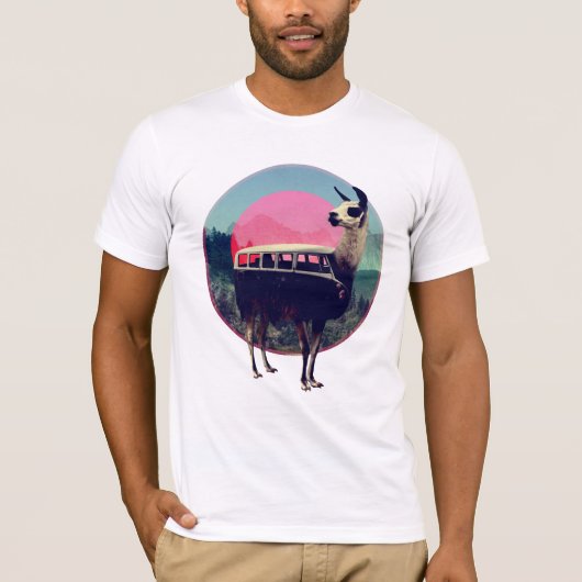Llama Van T-shirt (Voorkant)