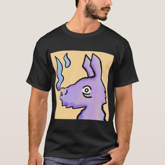 llama vapor t-shirt (Voorkant)
