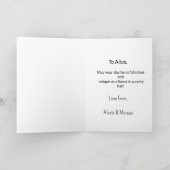 Llama Verjaardag Een lama-zing verjaardag! Kaart (Binnen)