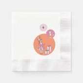 Llama verjaardag servet (Voorkant)