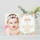 Llama-verjaardagsfeest, florele schattige lama-fot kaart