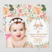 Llama-verjaardagsfeest, florele schattige lama-fot kaart