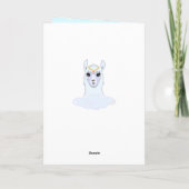 Llama-verjaardagskaart Kaart (Achterkant)